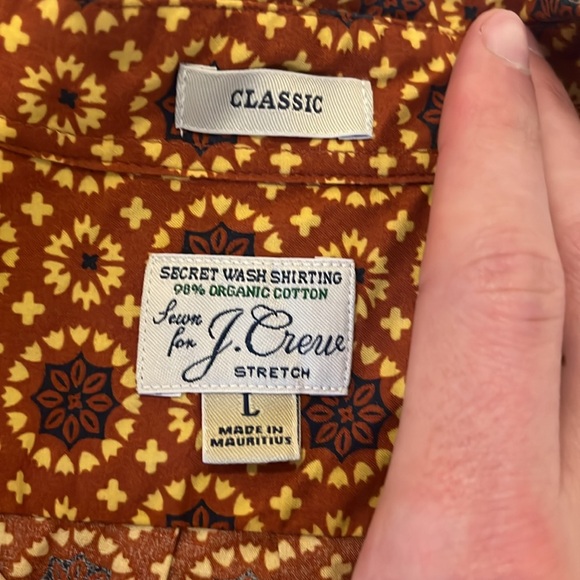 J. Crew Short Sleeve Button Up - Size Large - Picture 3 of 6